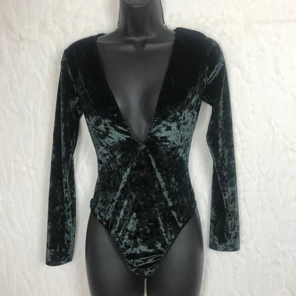 Victoria Secret Velvet Bodysuit